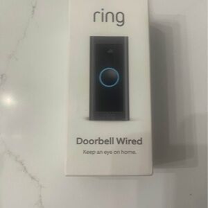 Ring Wired Doorbell in Black and Blue